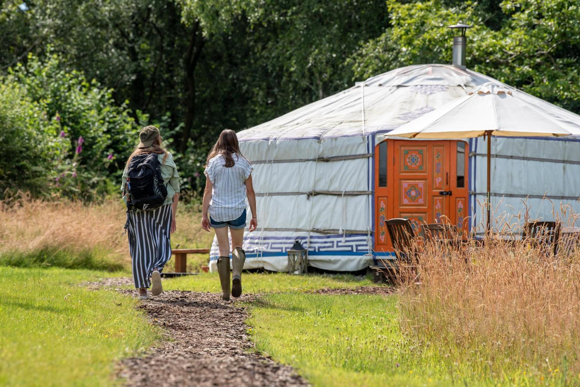 Gilfach Gower Farm Luxury Yurt With Hot Tub Hotel Ammanford Kültér fotó